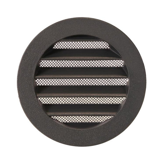 Renson 1062419 - inbouw ronde rooster alu 434r (dia 100) structuur 7016 | 10 stuks