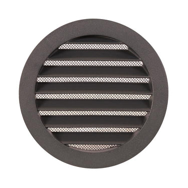 Renson 1062420 - inbouw ronde rooster alu 434r (dia 125) structuur 7016 | 10 stuks