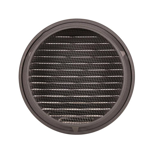 Renson 1062425 - inb.schoepenrooster rond alu 435r (dia 150) structuur 7016 | 5 stuks