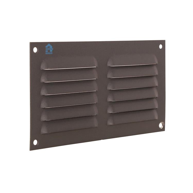 Afbeelding laden in galerijviewer, Renson 1062427 - opb.schoepenrooster plat alu 436 (200x100) structuur 7016 | 10 stuks
