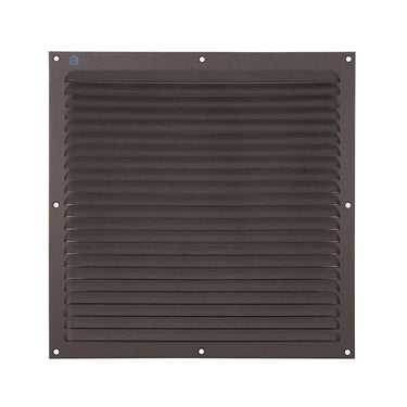 Renson 1062430 - opb.schoepenrooster plat alu 436 (300x300) structuur 7016 | 10 stuks