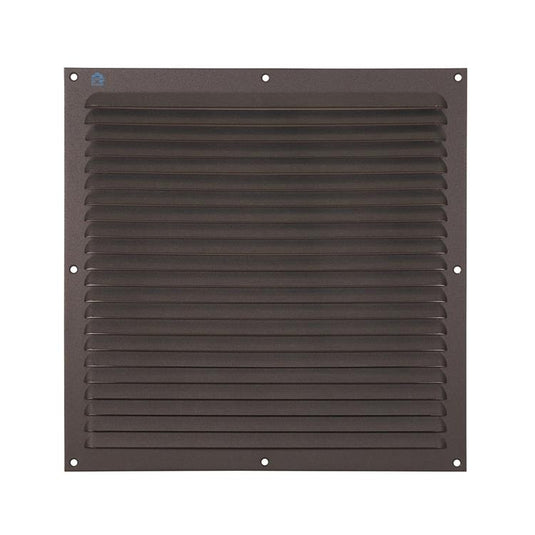 Renson 1062430 - opb.schoepenrooster plat alu 436 (300x300) structuur 7016 | 10 stuks