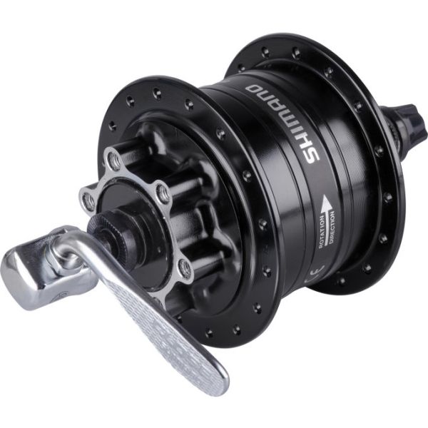 Load image into Gallery viewer, Shimano dynamonaaf 32 gaats hd-3d32 3 watt - voor 6-bouts remschijf - snelspanner - zwart
