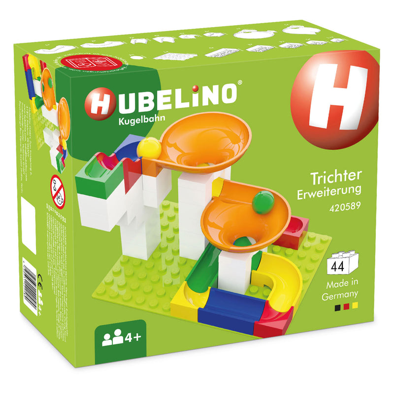 Afbeelding laden in galerijviewer, Hubelino knikkerbaan uitbreidingsset trechter, 44dlg.
