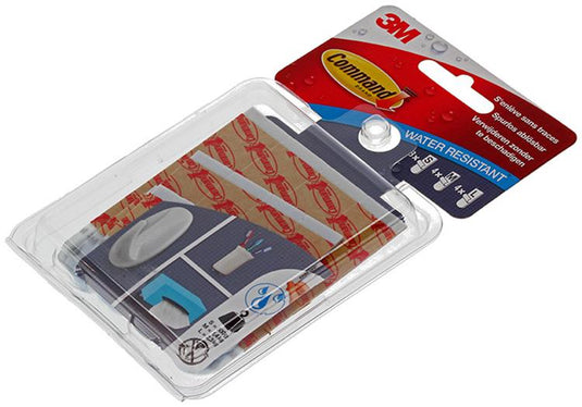 3m 1044690 - w17200c comm. water-resist verwijderbare strips | 4 stuks