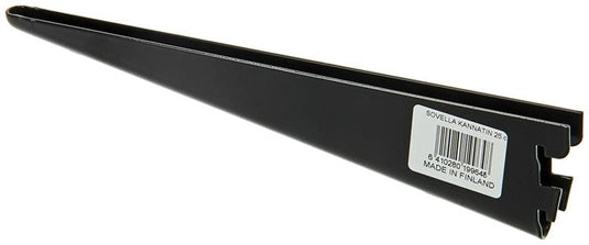 Sovella 1013160 - dubbele drager zwart .25 cm | 20 stuks