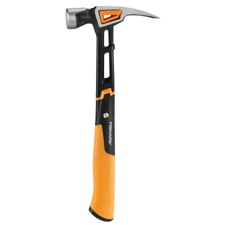 Afbeelding laden in galerijviewer, Fiskars isocore - timmermanshamer - l - schokabsorberend - magnetische nagelhouder
