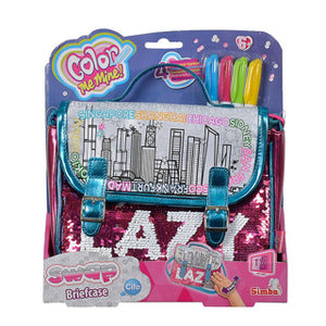 Color me mine swap briefcase + markers