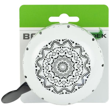 Widek ding dong bel groot mandala zebra black op kaart