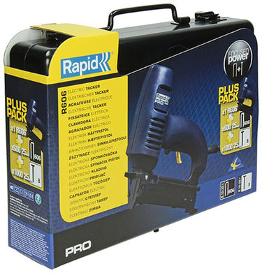 Rapid 1011432 - 606 electrische tacker in koffer | 1 stuks
