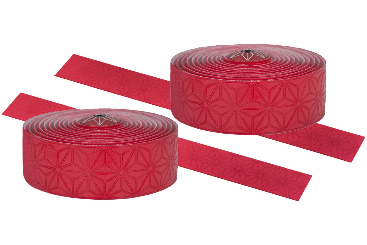 Supacaz - super sticky kush single color stuurlint rood inclusief aluminium stuurplug