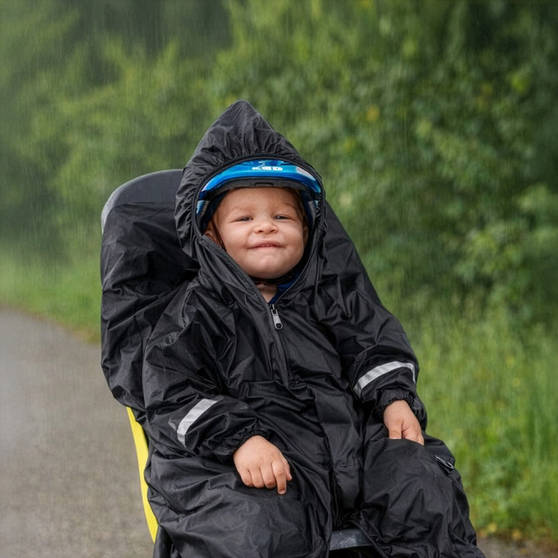 Afbeelding laden in galerijviewer, M-Wave M-WAVE Poncho Kid`n´Seat Regenponcho

