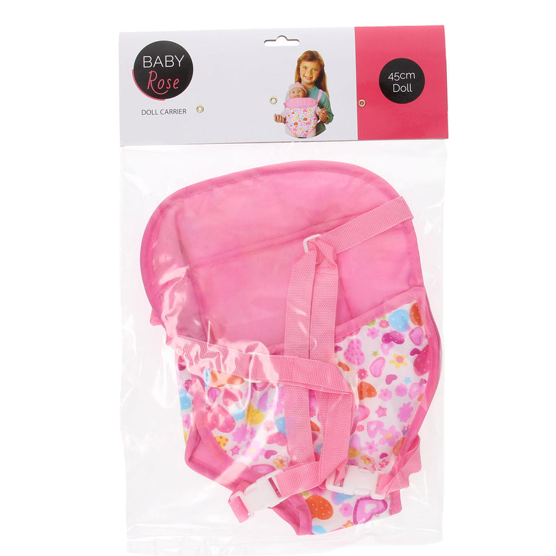 Load image into Gallery viewer, Baby rose poppendraagzak

