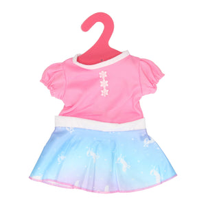 Baby Rose Poppenjurk, 40-45 cm H