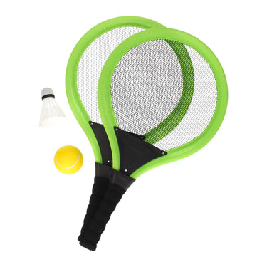 Johntoy tennisset met bal en shuttle