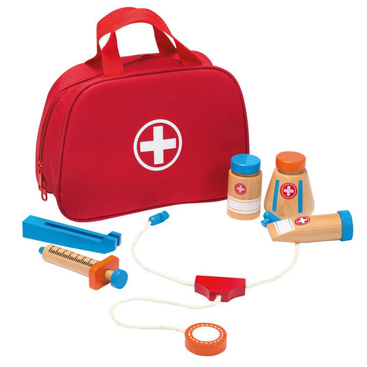 Jouéco joueco dokterstas met accessoires, 11dlg.