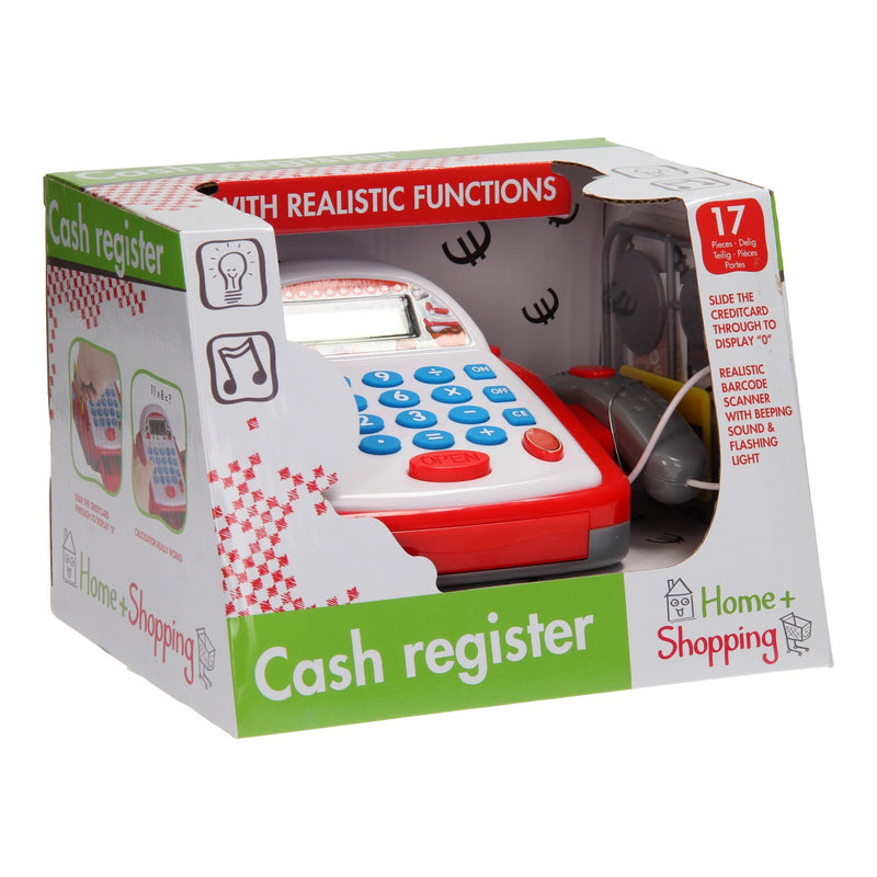 Load image into Gallery viewer, Johntoy home shopping kassa met licht en geluid
