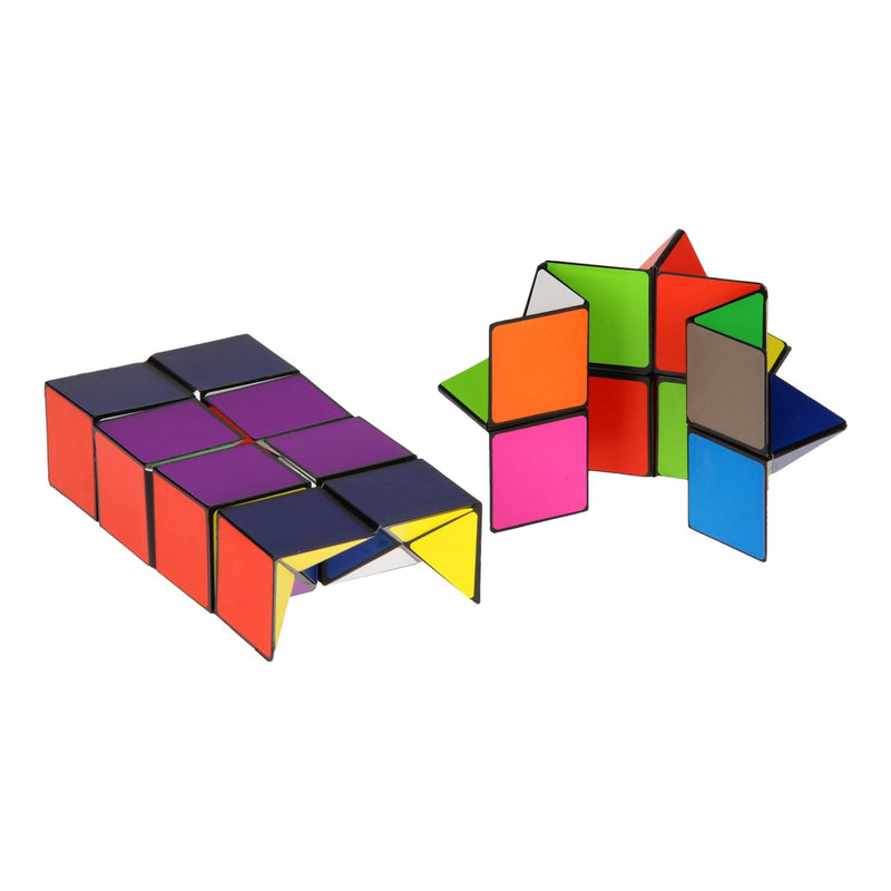 Load image into Gallery viewer, Johntoy magische kubus vouwbaar, 2st.

