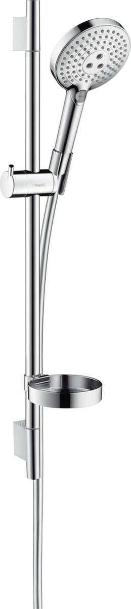 Hansgrohe raindance select s 120 unica's puro glijstangset - 65 cm - chroom - 3 straalsoorten - diameter handdouche 125 mm