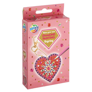 Moxy diamond painting sleutelhanger hart