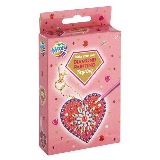 Creative craft group moxy diamond painting sleutelhanger hart