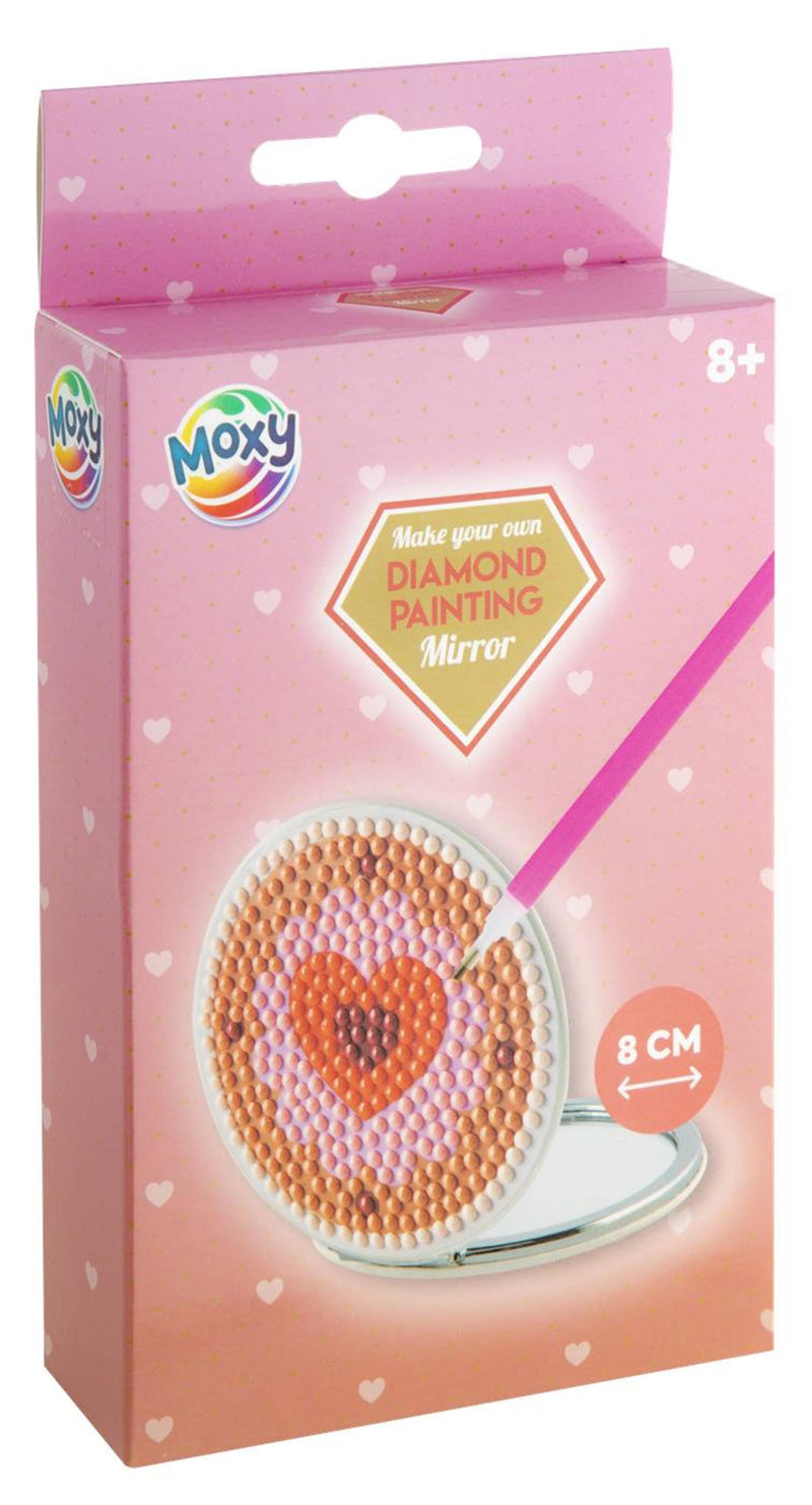 Afbeelding laden in galerijviewer, Moxy diamond paintinging spiegel ø8cm 3 assorti
