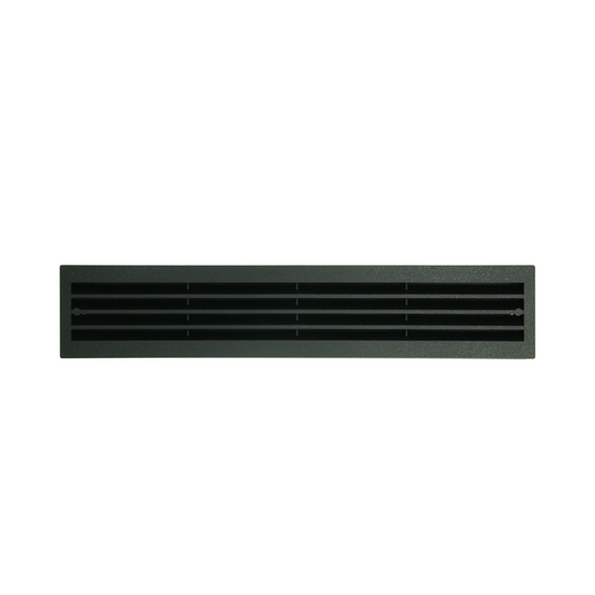 Renson 1069741 - deurrooster pvc 761 450x90 zwart | 2 stuks