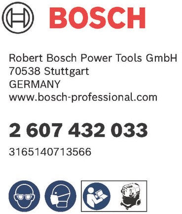 Load image into Gallery viewer, Bosch accessoires cellulose plat geplooide filter gas35-55 | 2607432033 - 2607432033

