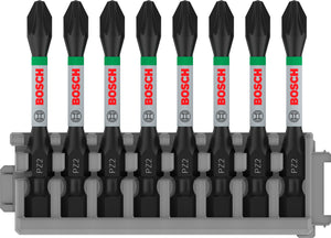 Imp bosch accessoires schroefbit act control pz2, 50 mm 8x - 2608522331