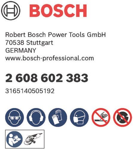 Bosch accessoires doorslijpschijf recht rapido multi construction acs 46 v bf, 125 mm, 22,23 mm, 1,6 mm - 1 stuks - 2608602383