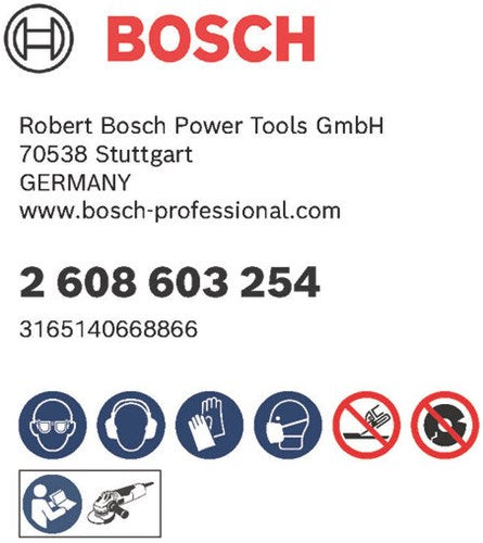 Load image into Gallery viewer, Bosch accessoires bosch doorslijpschijven metaal inox 115mm x 1 mm | per 10 - 2608603254
