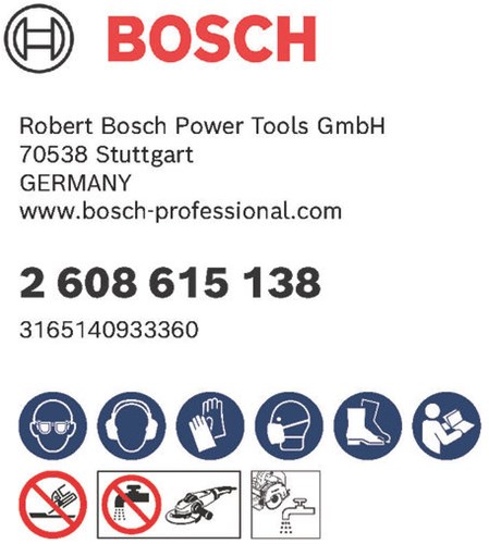 Load image into Gallery viewer, Bosch accessoires x-lock diamantschijf standard for ceramic 125 x 22,23 x 1,6 x 7 mm - 1 stuk(s) - 2608615138
