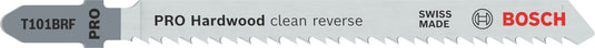 Bosch accessoires decoupeerzaagblad t 101 brf clean for hard wood 5st - 2608634235
