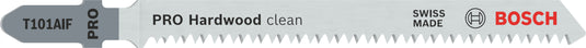 Bosch accessoires decoupeerzaagblad t 101 aif clean for hard wood 5st - 2608634897