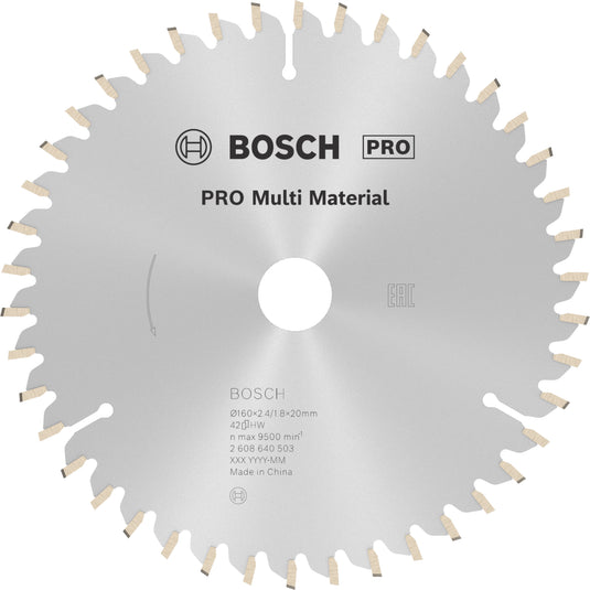 Bosch accessoires cirkelzaagblad 160x20x2,4mm | 42t - 2608640503