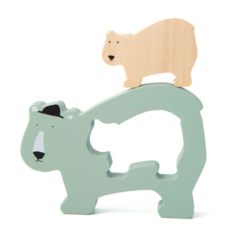 Load image into Gallery viewer, Trixie Houten Babypuzzel Mr. Bear
