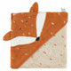 Trixie badcape - mr. fox, 75x75cm