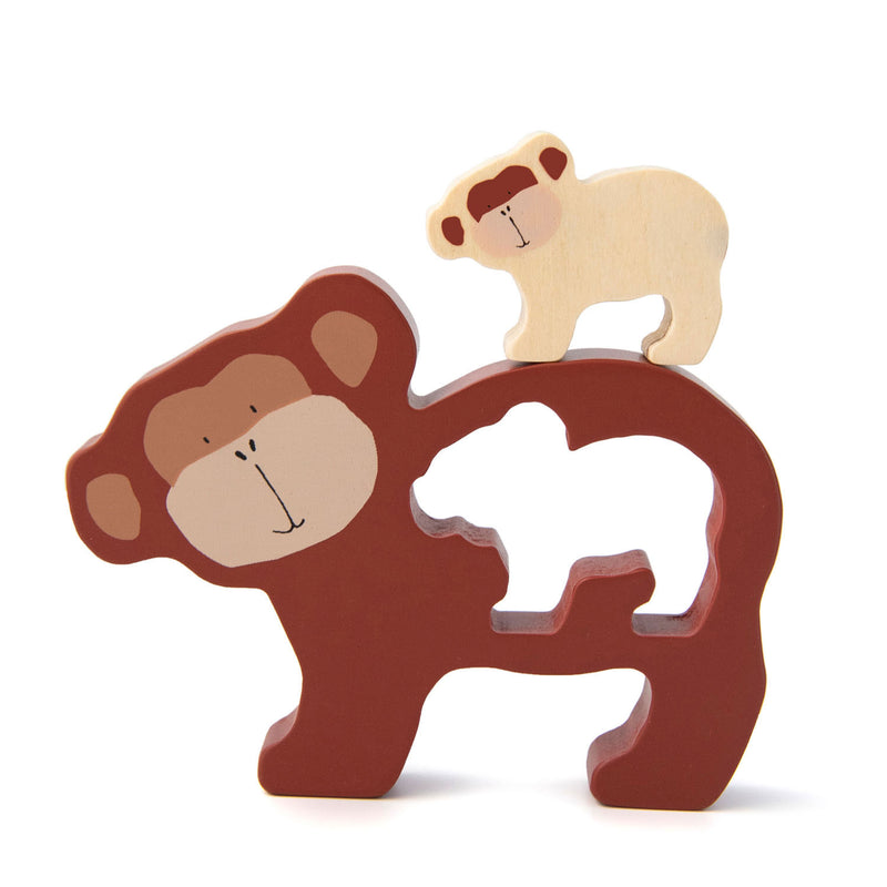 Load image into Gallery viewer, Trixie Houten Babypuzzel Mr. Monkey
