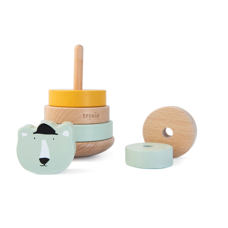 Load image into Gallery viewer, Trixie Houten Stapelspeelgoed Mr. Bear, 7dlg.
