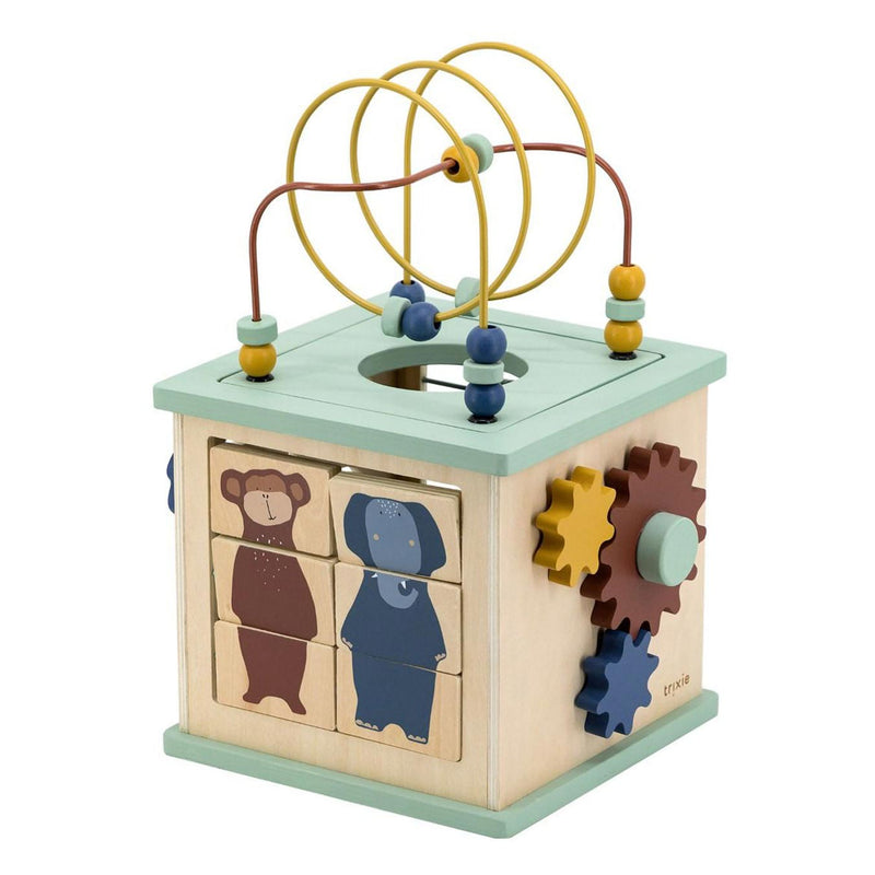 Load image into Gallery viewer, Trixie Houten 5in1 Activiteiten Kubus Dieren
