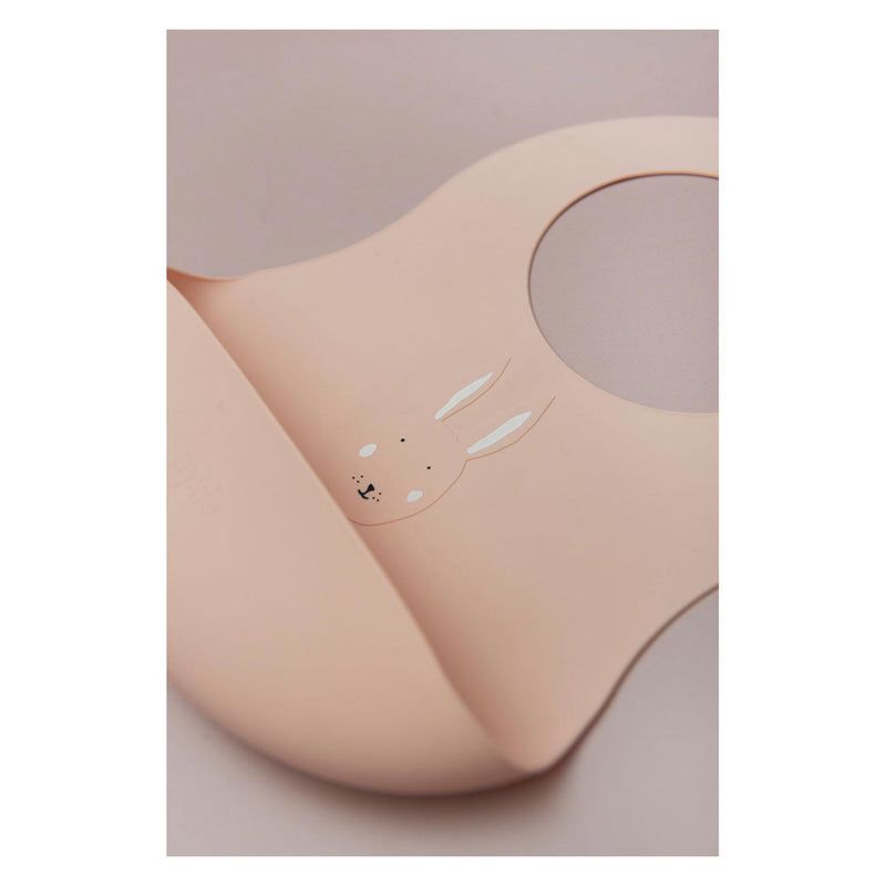 Load image into Gallery viewer, Trixie silicone slabbetje - mrs. rabbit, 2st.
