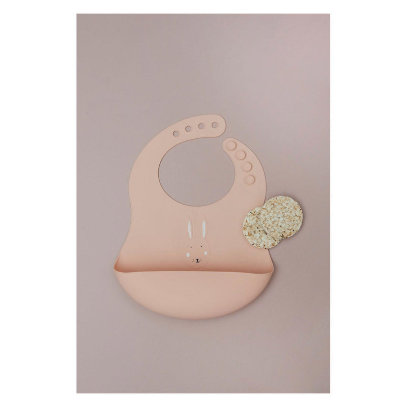 Load image into Gallery viewer, Trixie Silicone Slabbetje Mrs. Rabbit, 2st.
