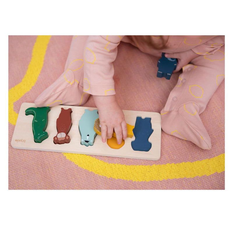 Load image into Gallery viewer, Trixie Houten Vormenpuzzel Dieren
