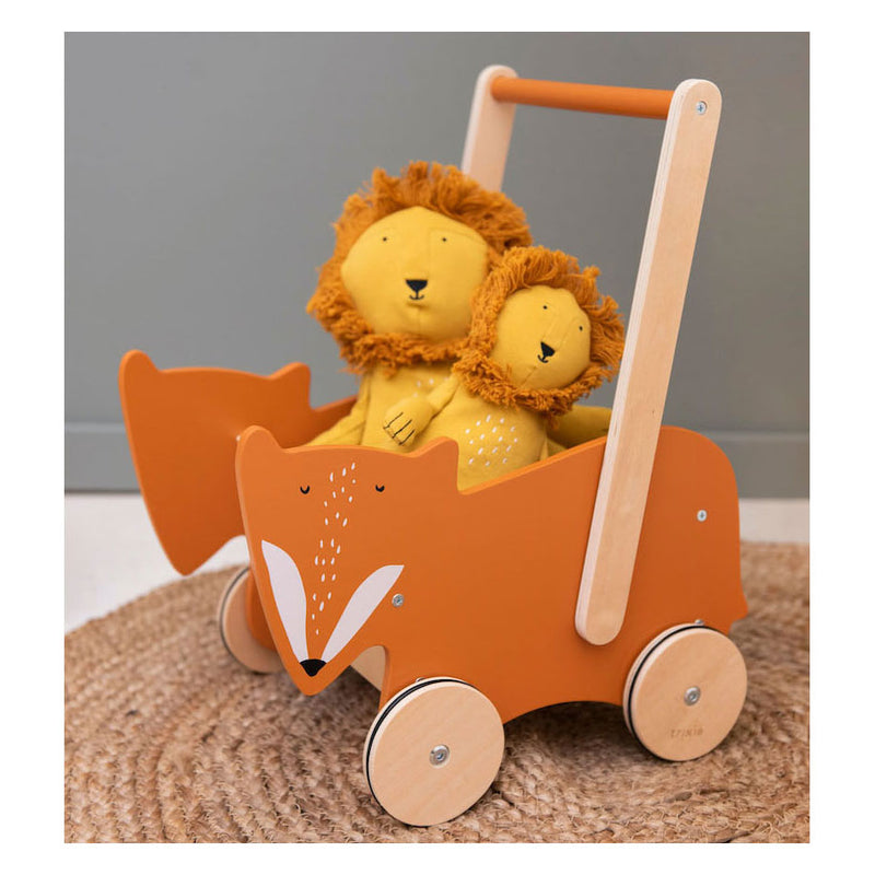 Load image into Gallery viewer, Trixie Houten Loopwagen Mr. Fox
