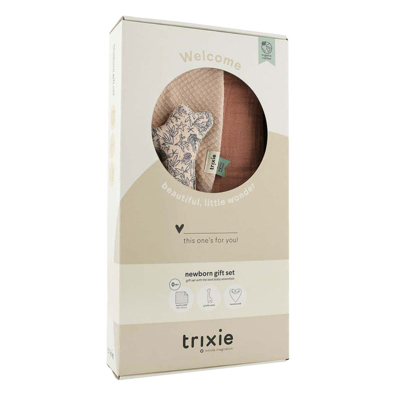 Load image into Gallery viewer, Trixie newborn geschenkdoos m - lovely leaves

