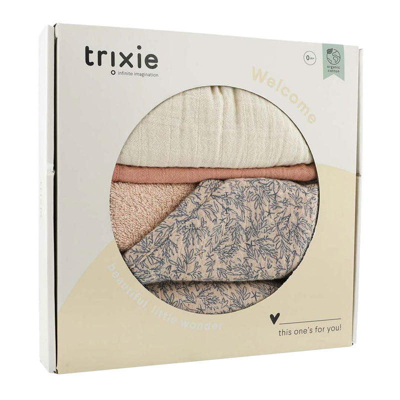 Load image into Gallery viewer, Trixie newborn geschenkdoos l - lovely leaves
