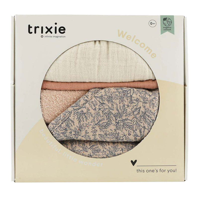 Load image into Gallery viewer, Trixie newborn geschenkdoos l - lovely leaves

