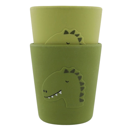 Trixie siliconen drinkbeker - mr. dino