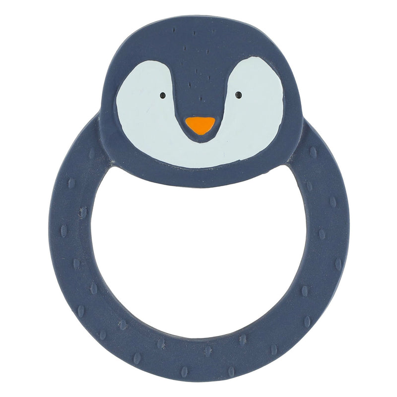 Load image into Gallery viewer, Trixie natuurlijk rubber ronde bijtring - mr. penguin
