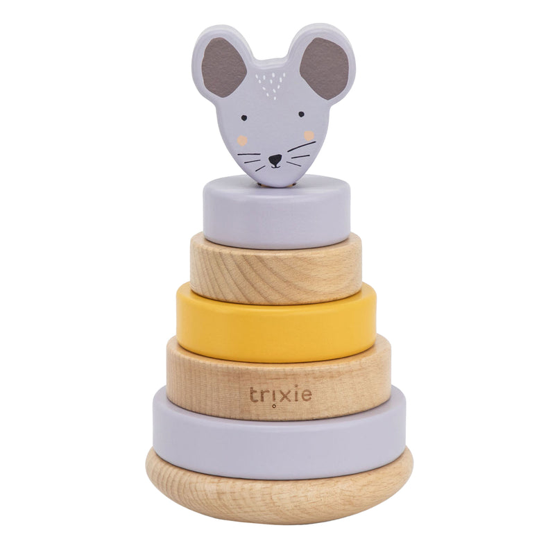 Load image into Gallery viewer, Trixie houten stapeltoren - mrs. mouse
